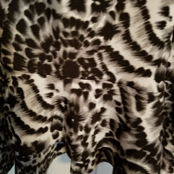 Cato black and gray fully lined ankle length pull on skirt - Picture 4 of 8